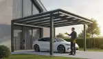 Anlehncarport: Platzsparend und flexibel planen