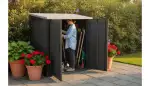 Ein Geräteschrank für den Garten