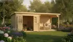 Gartenhaus mit Terrasse: Ihr Outdoor-Refugium