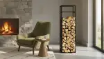 Kaminholzregal innen: Wärme und Design