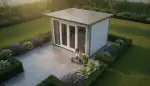 Modernes Gartenhaus Flachdach: Design & Funktion