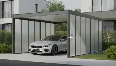 Alu-Carport mit Seitenwänden: Schutz & Design