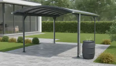 Carport-Dachrinne: Richtig montieren