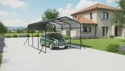 Spitzdach-Carport: Design und Nutzen