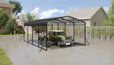 Spitzdach-Carports: Eleganz trifft Funktionalität