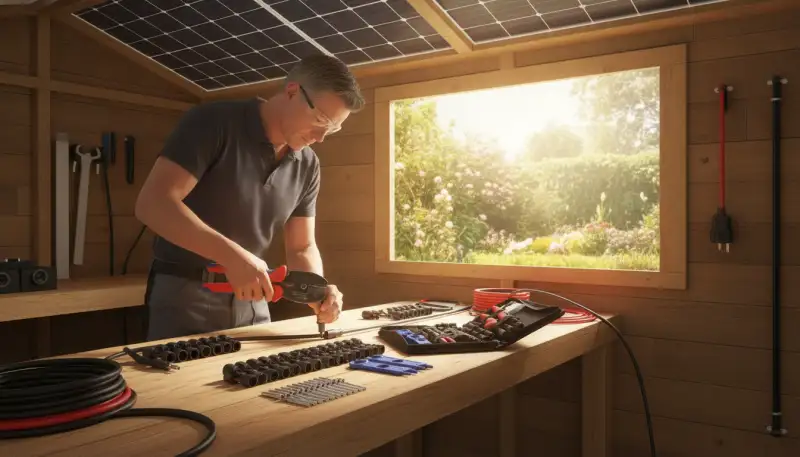 Autarkie im XL-Gerätehaus: Solarstrom nutzen