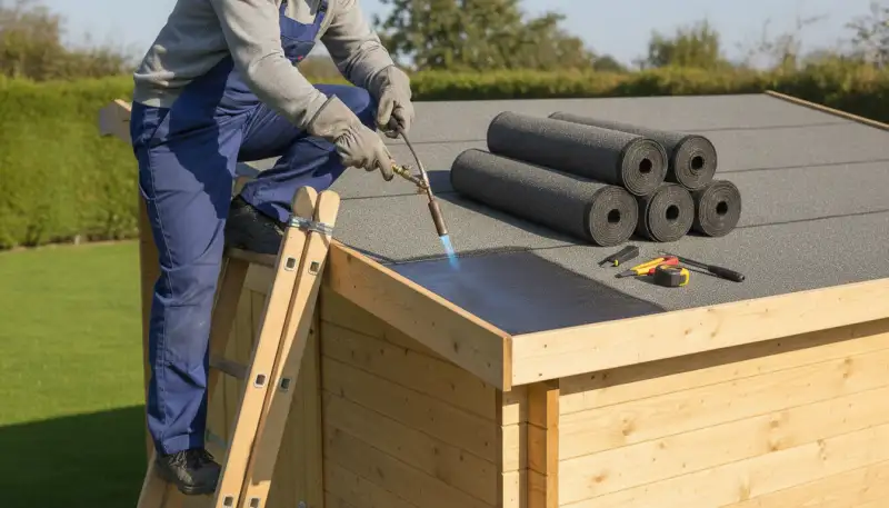 Dachpappe verlegen: Sicher & dicht