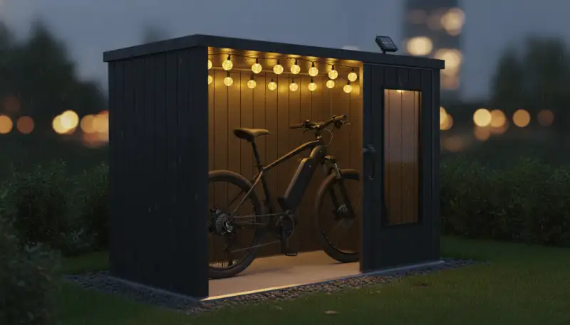 E-Bike-Garage: Laden und Schützen