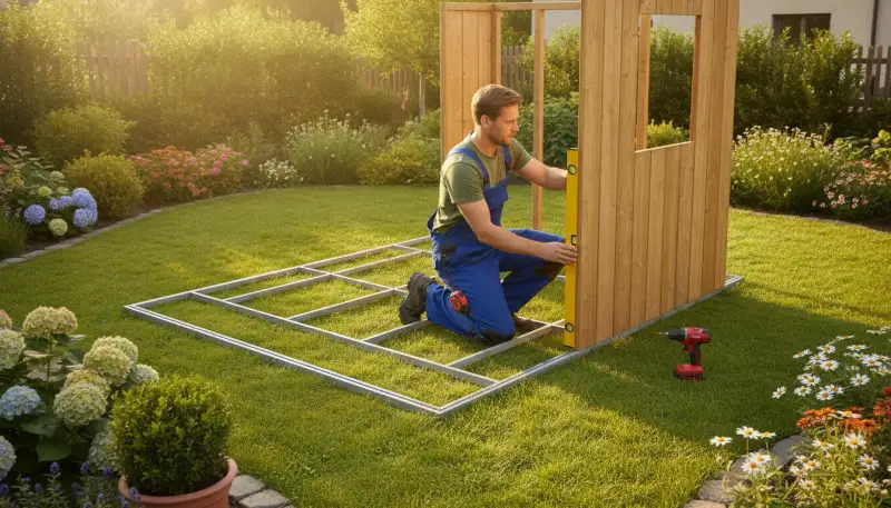 Fundamentrahmen: Stabilität für Ihr Gartenhaus