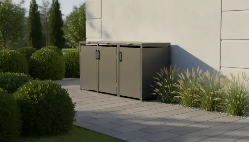 Mülltonnenbox: Ästhetik und Ordnung im Garten