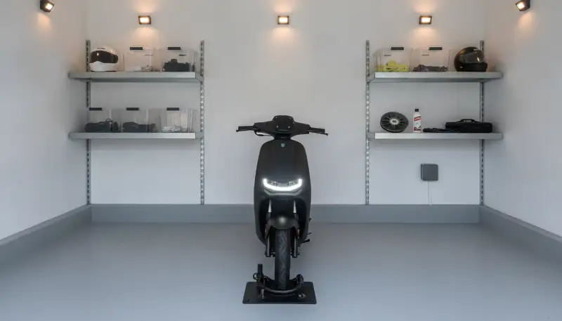 Rollergarage optimal einrichten