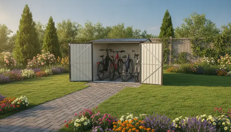 Sichere Metall Fahrradgarage: Schutz für Ihr Rad