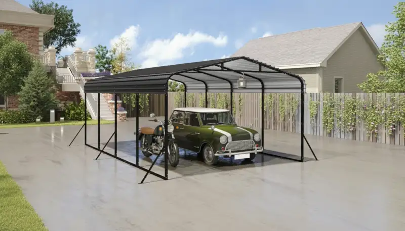 Spitzdach-Carports: Eleganz trifft Funktionalität